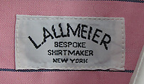 Suit, (a) cotton, synthetic; (b) cotton, synthetic, metal; (c) silk; (d) silk, leather, metal; (e) cotton; (f, g) metal, enamel; (h) silk; (i, j) cotton; (k, l) leather; (m) straw, silk, leather; (n) wood, horn, synthetic., American