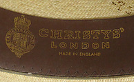 Suit, (a) cotton, synthetic; (b) cotton, synthetic, metal; (c) silk; (d) silk, leather, metal; (e) cotton; (f, g) metal, enamel; (h) silk; (i, j) cotton; (k, l) leather; (m) straw, silk, leather; (n) wood, horn, synthetic., American