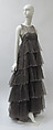 Dress, Ralph Rucci (American, born 1957), silk, feathers, American