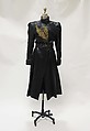 Coat, Claude Montana (French, 1949–2024), leather, synthetic, metal, French