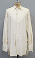 Dress shirt, House of Lanvin (French, founded 1889), cotton, French