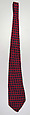 Necktie, Rogers, Peet & Company (American, founded 1874), silk, American