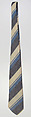 Necktie, linen, American