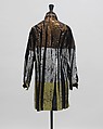 Shirt, Issey Miyake (Japanese, 1938–2022), cotton, metal, mother-of-pearl, Japanese