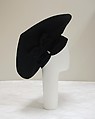 Hat, wool, silk, American