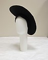 Hat, wool, silk, American