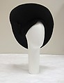 Hat, wool, silk, American