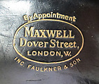 Slippers, silk, British