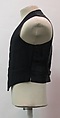 Ensemble, silk, wool, metal, synthetic, British