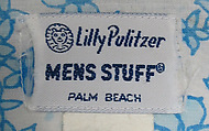 Shirt, Lilly Pulitzer Inc. (American, founded 1961), cotton, mother-of-pearl, American
