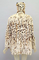 Ensemble, Schiaparelli (French, founded 1927), Fur, French