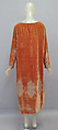 Dress, Fortuny (Italian, founded 1906), silk, metal, glass, Italian