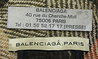 Ensemble, House of Balenciaga (French, founded 1937), wool, silk, synthetic, metal, French