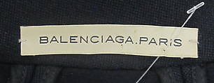 Ensemble, House of Balenciaga (French, founded 1937), synthetic, silk, metal, French
