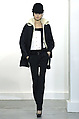 Ensemble, House of Balenciaga (French, founded 1937), silk, wool, metal, synthetic, French
