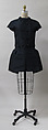 Ensemble, House of Balenciaga (French, founded 1937), wool, silk, metal, synthetic, French
