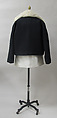 Ensemble, House of Balenciaga (French, founded 1937), wool, silk, metal, synthetic, French