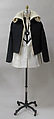 Ensemble, House of Balenciaga (French, founded 1937), wool, silk, metal, synthetic, French