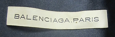 Ensemble, House of Balenciaga (French, founded 1937), wool, silk, metal, synthetic, French