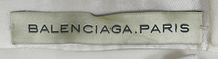 Ensemble, House of Balenciaga (French, founded 1937), wool, silk, metal, synthetic, French