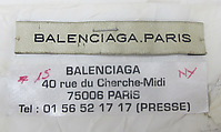 Ensemble, House of Balenciaga (French, founded 1937), wool, synthetic, shearling, metal, French