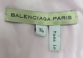 Dress, House of Balenciaga (French, founded 1937), synthetic, silk, metal, cotton, French