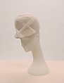 Hat, House of Balenciaga (French, founded 1937), wool, silk, French