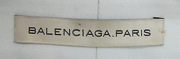 Ensemble, House of Balenciaga (French, founded 1937), wool, synthetic, fur, metal, French