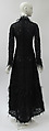 Evening dress, Oscar de la Renta, LLC. (American, founded 1965), silk, feathers, American