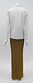 Ensemble, Dries Van Noten (Belgian, born 1958), cotton, synthetic, mother-of-pearl, Belgian