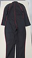 Jumpsuit, Ronald Kolodzie (American), cotton blend, American