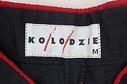 Jumpsuit, Ronald Kolodzie (American), cotton blend, American