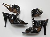 Sandals, Vivienne Westwood (British, 1941–2022), leather, metal, British