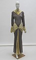 Gown, Mugler (French, founded 1974), wool, synthetic, metal, French