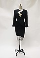 Suit, Mugler French, wool, polyester, metal, French