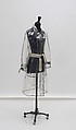 Raincoat, Prada (Italian, founded 1913), plastic (vinyl), silk, leather, metal, Italian