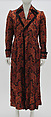 Ensemble, silk, leather, American
