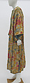 Robe, silk, linen, metal, American