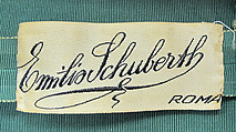 Ensemble, Emilio Schuberth (Italian, 1904–1972), silk, metal, Italian