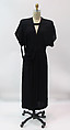Dress, Gilbert Adrian (American, Naugatuck, Connecticut 1903–1959 Hollywood, California), silk, metal, American