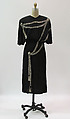 Dress, Gilbert Adrian (American, Naugatuck, Connecticut 1903–1959 Hollywood, California), silk, metal, American