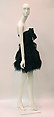 Dress, Bill Blass Ltd. (American, founded 1970), Silk, feathers, metal, American