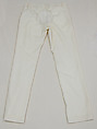 Trousers, Yoko Ono (Japanese-American, born Tokyo 1933, active New York), wool, synthetic, metal, American