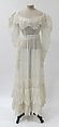 Dress, cotton, probably British