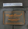 Ensemble, Undercover (Japanese, founded 1990), Silk, wool, cashmere, cotton, nylon, metal, leather, synthetic, Japanese