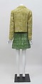 Ensemble, Prada (Italian, founded 1913), (a) linen, cotton, synthetic, (b) linen, cotton, (c) linen, cotton, synthetic, metal, (d, e) leather, synthetic, metal, Italian