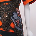 Ensemble, Prada (Italian, founded 1913), (a) plastic, metal, (b) cotton, silk, metal, (c, d) leather, plastic (foam), hemp, Italian