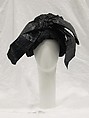 Hat, William J.  American, straw, synthetic, metal, American