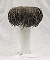 Hat, William J. (American, 1948–1962), feathers, synthetic, American