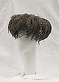 Hat, William J. (American, 1948–1962), feathers, synthetic, American